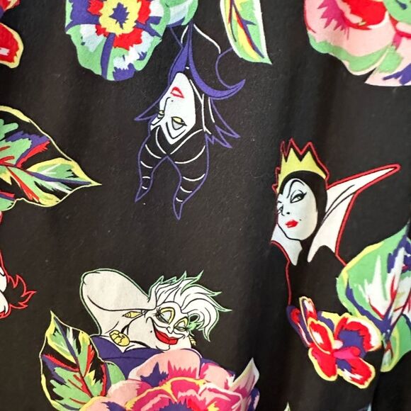 Disney Villains Women's Black Sleep Pants Jogger With Pockets Size Medium - Picture 8 of 8
